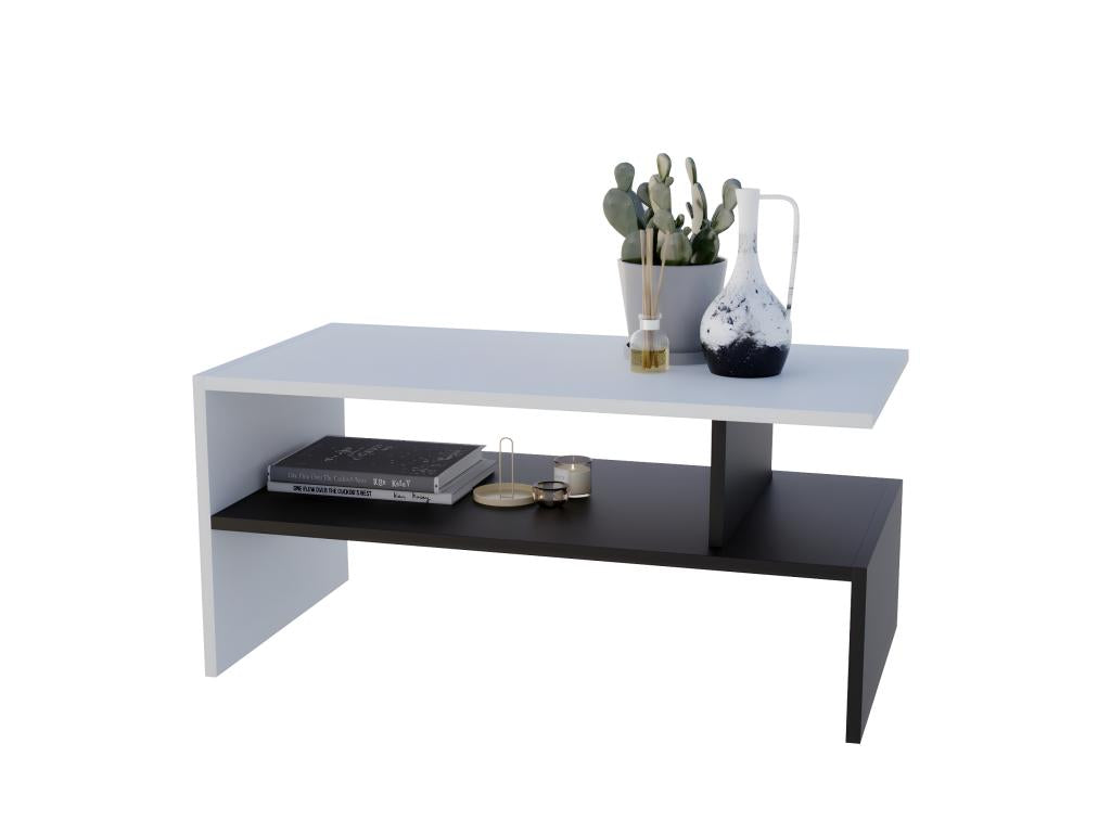 Table basse Nidchicshop 93 Blanc / Noir 54132DHRF