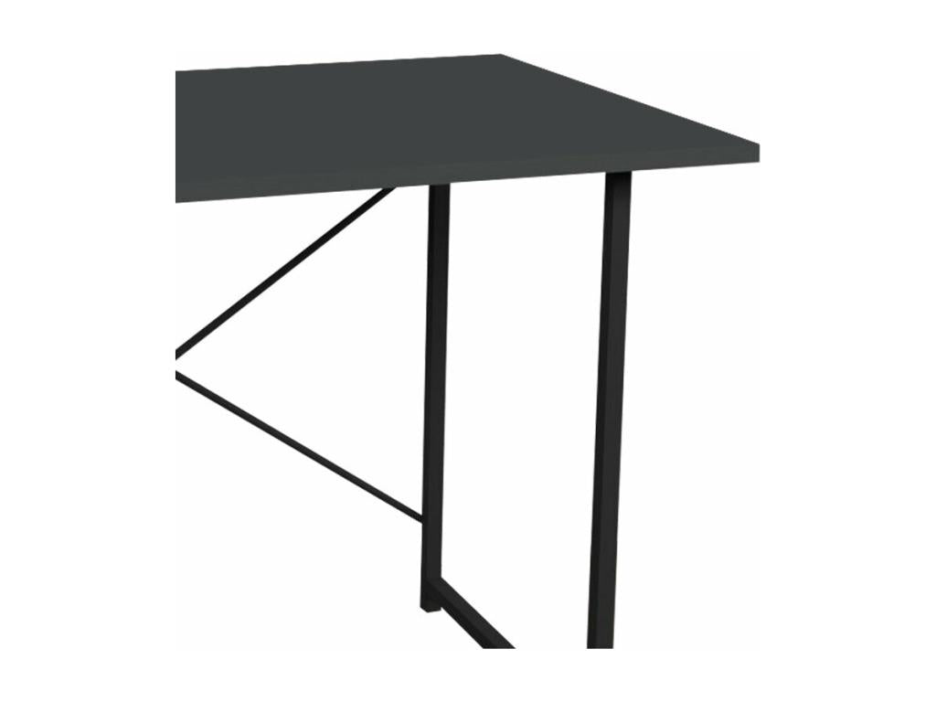 bureau Calmetop mélaminé anthracite 90x60x72 cm 68725VRSN