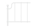 Tête de lit métal blanc 160 cm 33373VDHT