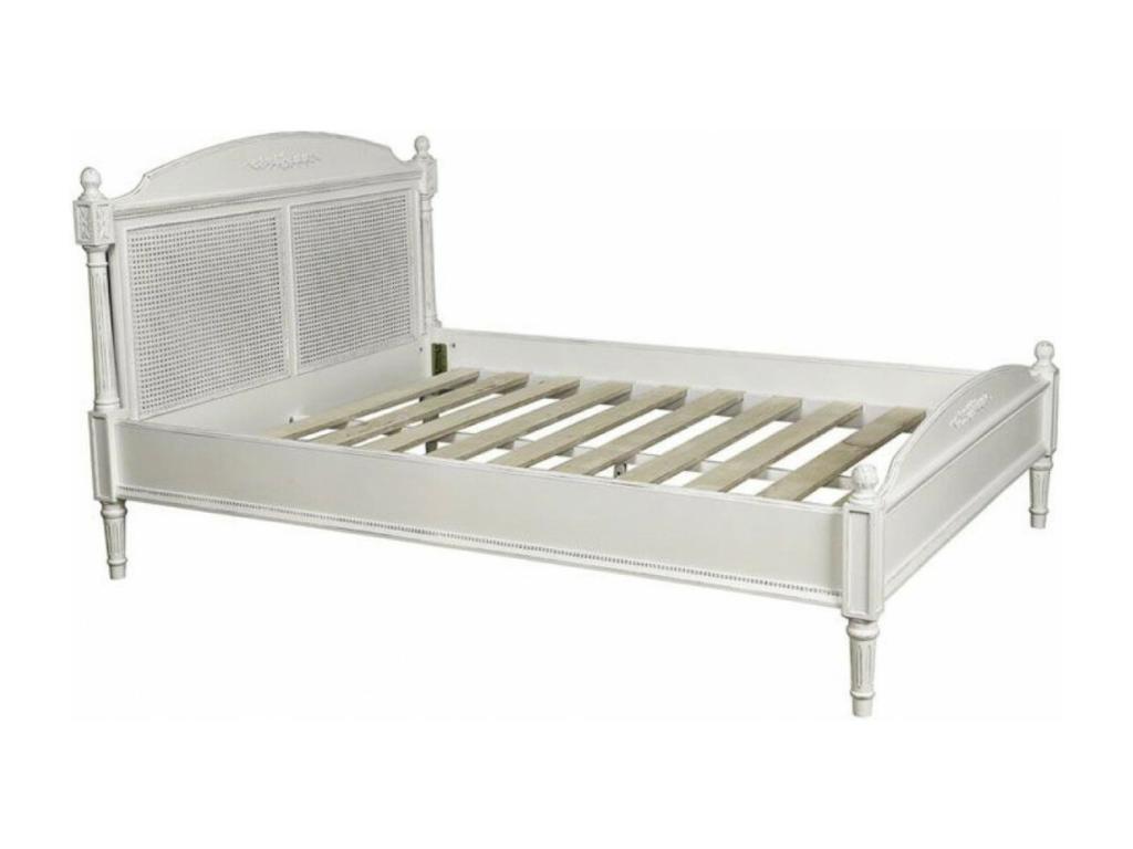 Lit 160x200 Bois-Calmetop Blanc - Calmetop 03332LMJI