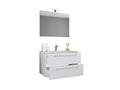 Artvivrestore 3-pièces lavabo meuble de salle de bains ensemble lavabo Artvivrestore tiroir SP 80 - blanc 65377XWJC