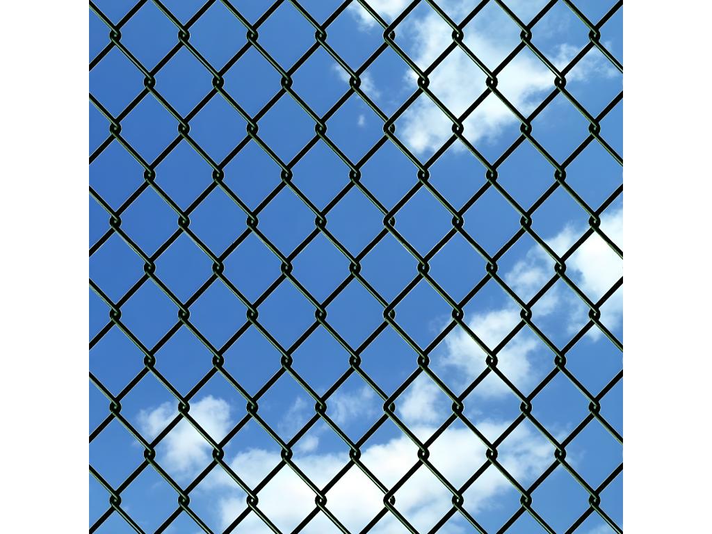 Clôture à mailles losangées Acier 1.5x15 m Vert 98801MUJC