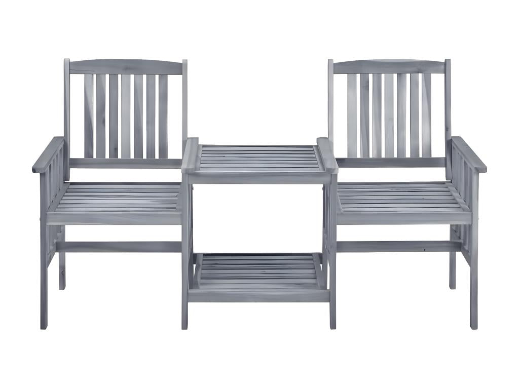 Chaises de jardin avec table à thé et coussins Nidchicshop solide 45 51338DKUR