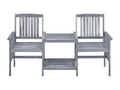 Chaises de jardin avec table à thé et coussins Nidchicshop solide 45 51338DKUR