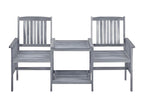 Chaises de jardin avec table à thé et coussins Nidchicshop solide 45 51338DKUR