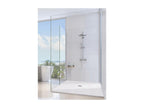 Receveur de Douche 72x146 Ligne Calmetop Extra Fin Calmetop Blanc Avec Drain Gratuit 54526LELP