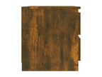 Tables de chevet 2pcs Chêne fumé 50x39x43.5cm Bois d'ingénierie 76220KYHF
