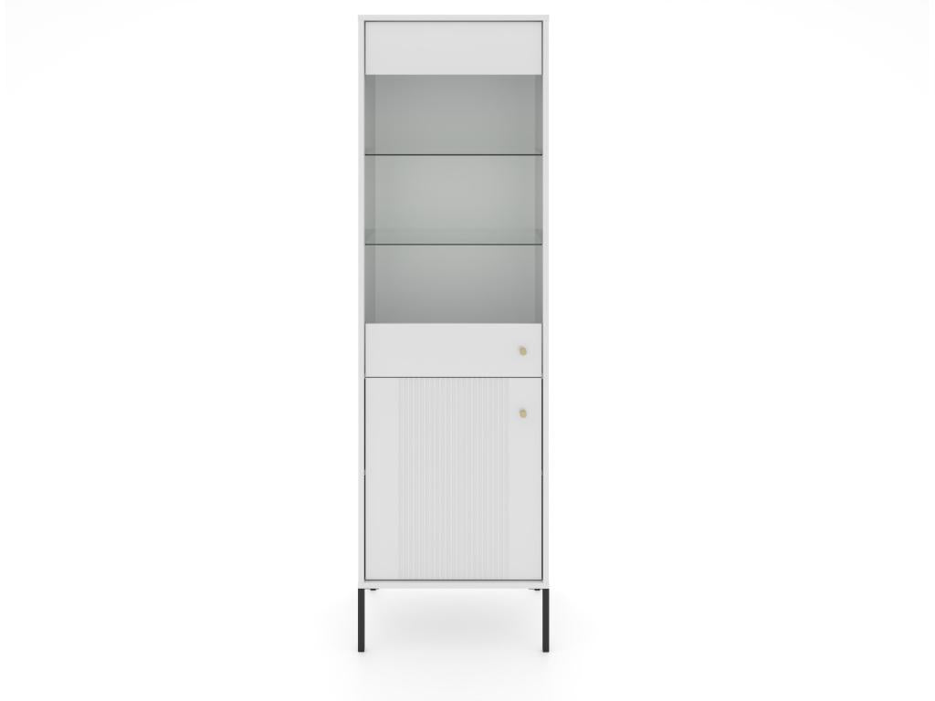 Vitrine Calmetop SC54 2D 54x39x180 Blanc 36755AHGP