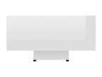 Table basse Blanc brillant 85x55x31 85576RSWJ