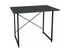 bureau Calmetop mélaminé anthracite 90x60x72 cm 68725VRSN