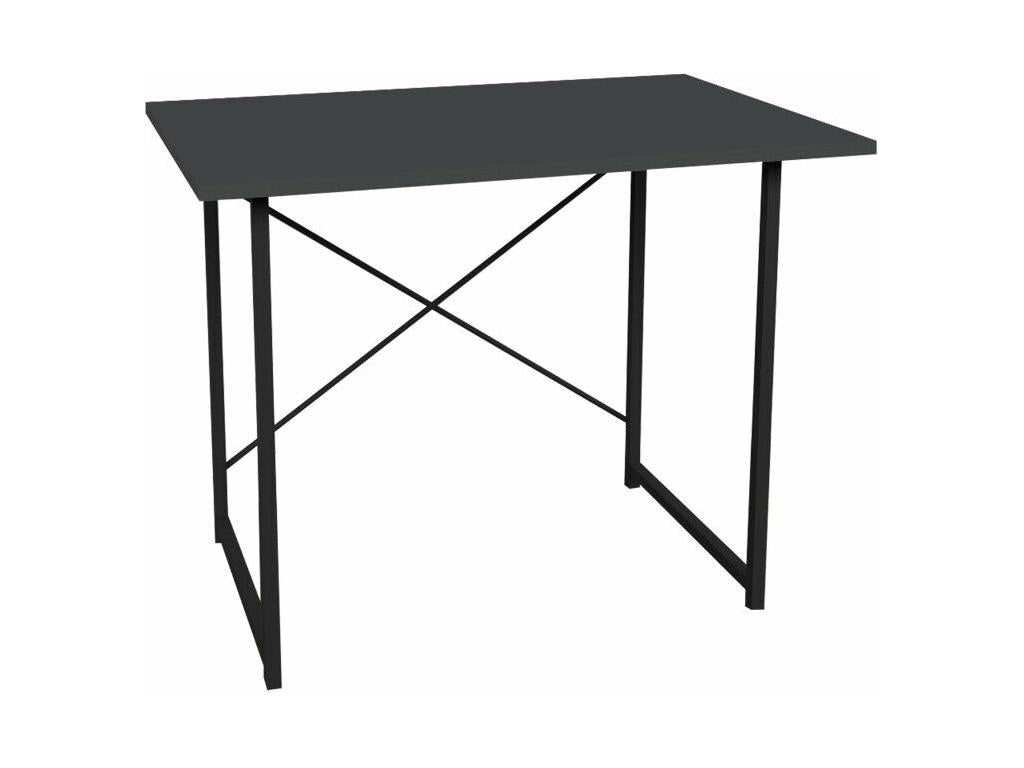 bureau Calmetop mélaminé anthracite 90x60x72 cm 68725VRSN