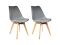 Chaise Scandinave Coque Pp Rembourrée Gris - Lot de 4 28592IUDM