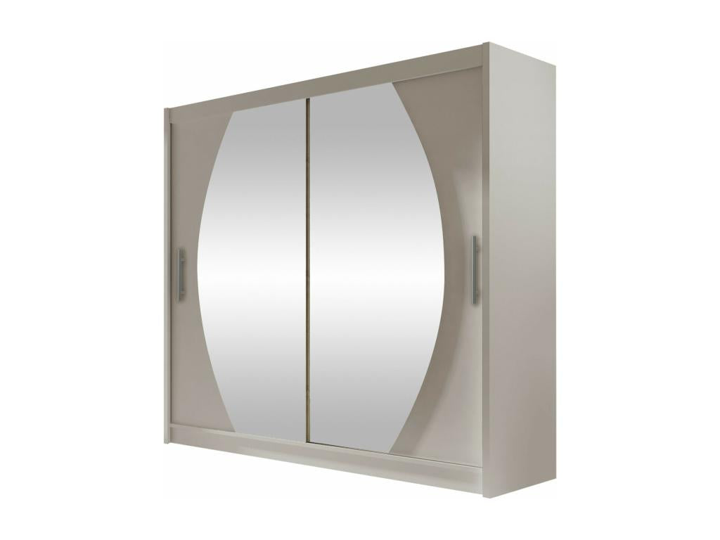 Armoire Calmetop 102 Cachemire 215x180x58cm Portes d'armoire Glissement 19330FNRT