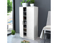Meuble à chaussures 7 étagères blanc 35553KGJY