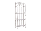 Meuble de rangement PADUA Métal 61 cm 32 cm Blanc 40650POBG