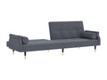 Canapé-lit avec coussins gris velours foncé 90155QDZZ