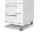 Commode Nidchicshop Commode polyvalente Commode de chambre Meuble avec tiroirs 49x48 h68 cm Blanc 79400KQWS