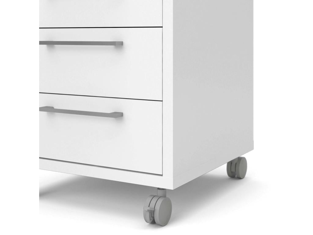 Commode Nidchicshop Commode polyvalente Commode de chambre Meuble avec tiroirs 49x48 h68 cm Blanc 79400KQWS