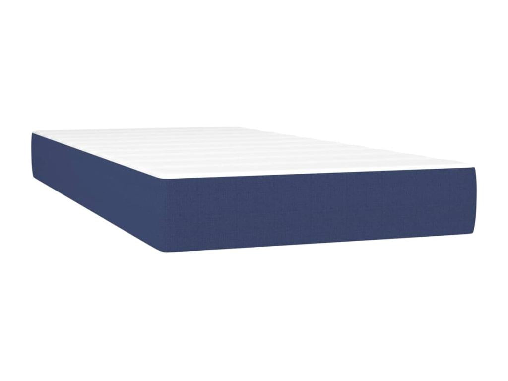 Sommier à Nidchicshop de lit matelas LED Bleu 80x200 Tissu 48538HQHD