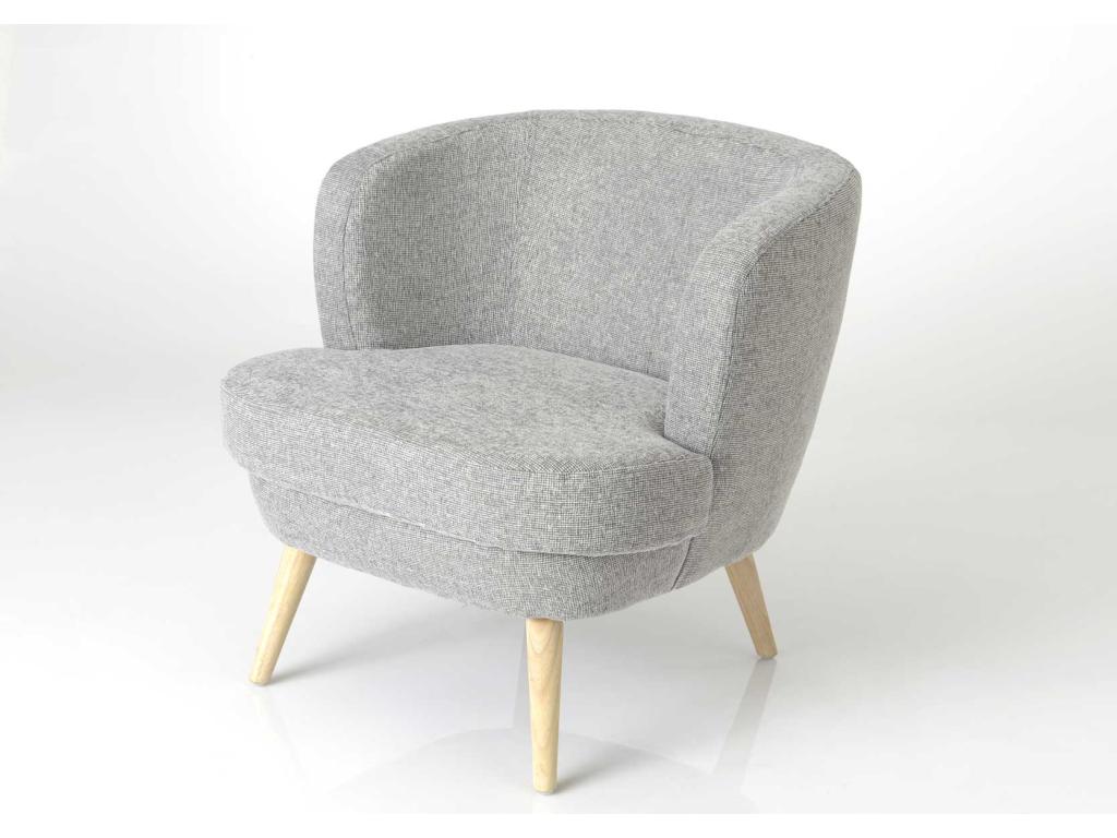 Fauteuil gris clair Artvivrestore 28296CIBM