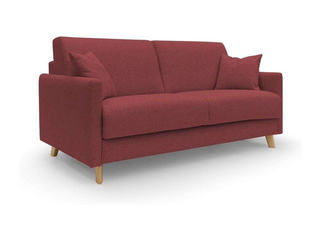 Artvivrestore Canapé lit convertible en tissu FELIS imperméable T03 200 cm mat- 160x197 rouge 04167CQZB