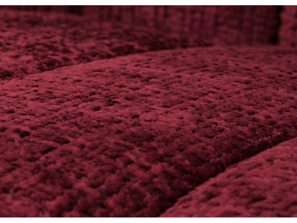 Fauteuil à bascule Nidchicshop-K10 bordeaux piètement naturel 79001ZQWG