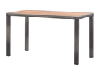 Calmetop - Table de jardin Anthracite et marron 123x60x74 cm Bois d'Calmetop 10686GBQG