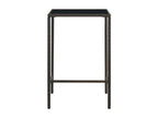 Nidchicshop - Table de bar de jardin Marron 70x70x110 cm Résine tressée verre 93915NESS